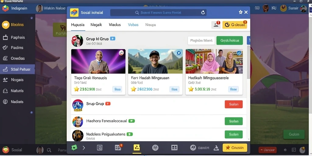 Tampilan antarmuka yang user-friendly.