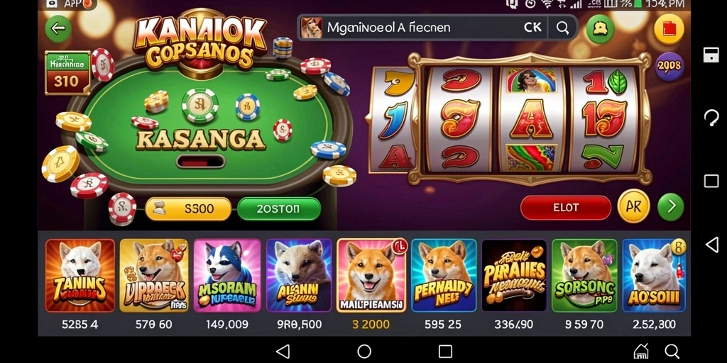 Screenshot 1: Menampilkan antarmuka utama BOLA07.