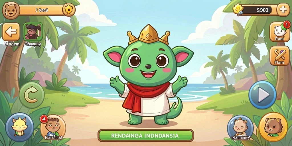 Antarmuka pengguna yang sederhana dan menarik.