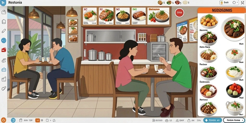 Tampilan antarmuka yang intuitif dan menarik.