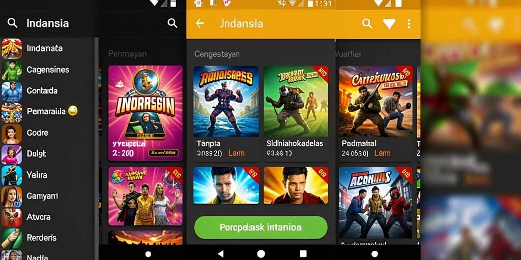 Tampilan antarmuka pengguna yang menarik dan intuitif.
