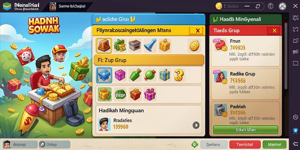 Screenshot 1 menunjukkan antarmuka utama yang ramah pengguna.