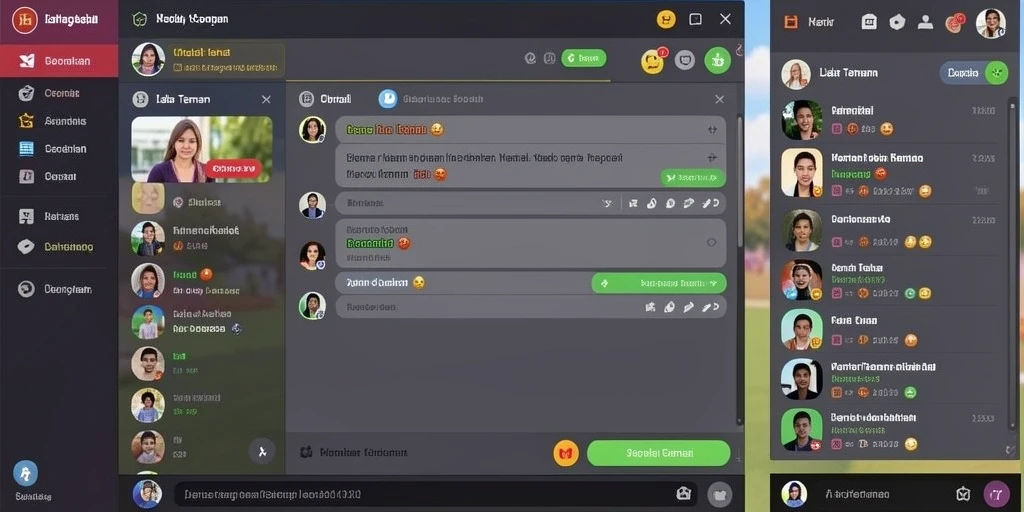 Screenshot menampilkan tampilan antarmuka utama LION4D.