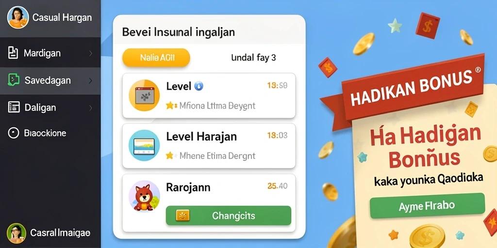Antarmuka LUNATOGEL yang modern dan mudah digunakan.