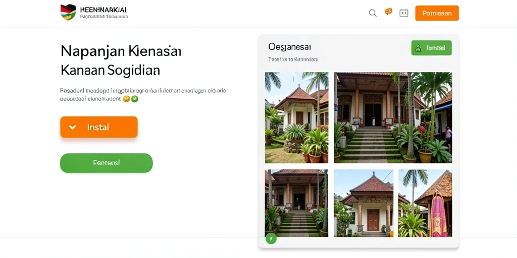 Screenshot menampilkan layar utama game dengan pilihan slot.