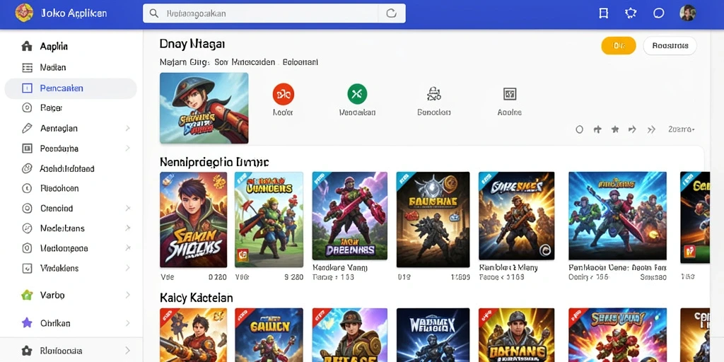 Tampilan utama aplikasi WIN777 yang menarik.