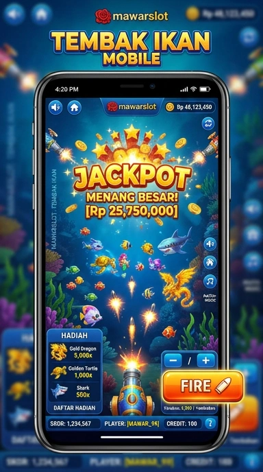 Galeri pratinjau visual mawarslot build APK resmi terbaru